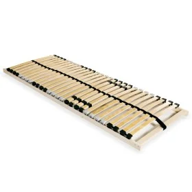 Somier de láminas con 28 listones 7 regiones 80x200 cm de vidaXL, Camas y somieres - Ref: Foro24-246444, Precio: 65,70 €, Des...