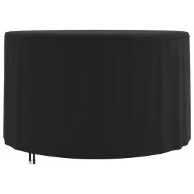 Cubierta muebles jardín redonda Oxford 420D negro Ø 128x71 cm de , Fundas para muebles de jardín - Ref: Foro24-359647, Precio...