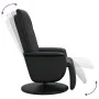 Sillón reclinable con reposapiés cuero sintético negro de , Sillones - Ref: Foro24-356509, Precio: 210,58 €, Descuento: %