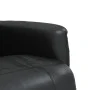 Sillón reclinable con reposapiés cuero sintético negro de , Sillones - Ref: Foro24-356509, Precio: 210,58 €, Descuento: %
