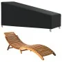 Cubierta para tumbona Oxford 420D negro 195x76x40/80 cm de , Fundas para muebles de jardín - Ref: Foro24-359670, Precio: 29,3...