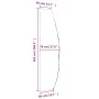 Cubierta para sombrilla jardín Oxford 420D negro 265x50/70/40cm de , Fundas para muebles de jardín - Ref: Foro24-359687, Prec...