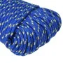 Cuerda de barco polipropileno azul 4 mm 100 m de , Sogas y cuerdas metálicas - Ref: Foro24-152435, Precio: 12,77 €, Descuento: %