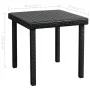 Garden lounger with cushion and black synthetic rattan table by vidaXL, Loungers - Ref: Foro24-42886, Price: 153,84 €, Discou...