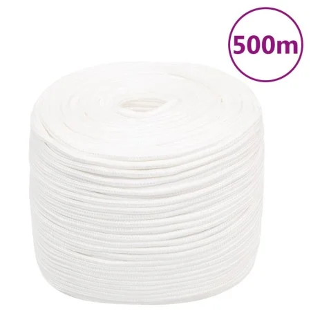 Cuerda de barco polipropileno blanco intenso 6 mm 500 m de , Sogas y cuerdas metálicas - Ref: Foro24-152553, Precio: 70,49 €,...