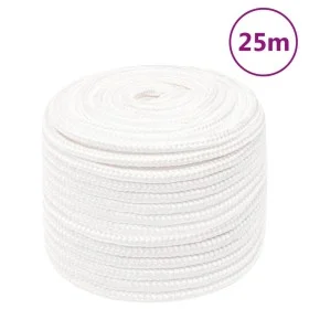 Cuerda de barco polipropileno blanco intenso 12 mm 25 m de , Sogas y cuerdas metálicas - Ref: Foro24-152564, Precio: 18,66 €,...