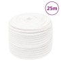 Cuerda de barco polipropileno blanco intenso 12 mm 25 m de , Sogas y cuerdas metálicas - Ref: Foro24-152564, Precio: 17,04 €,...