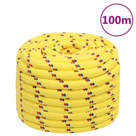 Cuerda de barco polipropileno amarillo 20 mm 100 m de , Sogas y cuerdas metálicas - Ref: Foro24-152634, Precio: 134,07 €, Des...