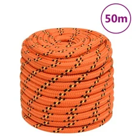 Cuerda de barco polipropileno naranja 18 mm 50 m de , Sogas y cuerdas metálicas - Ref: Foro24-152683, Precio: 57,63 €, Descue...