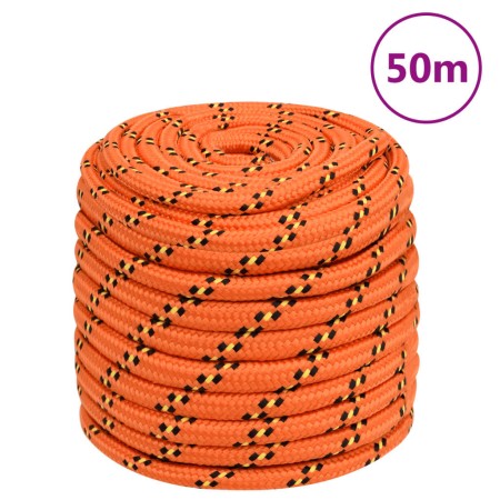Cuerda de barco polipropileno naranja 18 mm 50 m de , Sogas y cuerdas metálicas - Ref: Foro24-152683, Precio: 58,73 €, Descue...