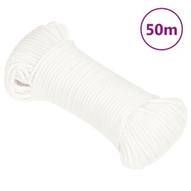 Cuerda de barco polipropileno blanco intenso 5 mm 50 m de , Sogas y cuerdas metálicas - Ref: Foro24-152545, Precio: 12,80 €, ...