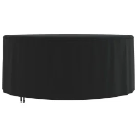 Cubierta muebles jardín redonda Oxford 420D negro Ø 182x71 cm de , Fundas para muebles de jardín - Ref: Foro24-359649, Precio...