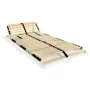 Somier de láminas con 28 listones 7 regiones 80x200 cm de vidaXL, Camas y somieres - Ref: Foro24-246450, Precio: 91,11 €, Des...