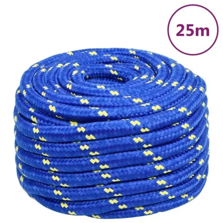 Cuerda de barco polipropileno azul 20 mm 25 m de , Sogas y cuerdas metálicas - Ref: Foro24-152473, Precio: 37,84 €, Descuento: %