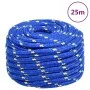 Cuerda de barco polipropileno azul 20 mm 25 m de , Sogas y cuerdas metálicas - Ref: Foro24-152473, Precio: 37,84 €, Descuento: %