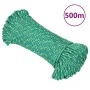 Green 4 mm 500 m polypropylene boat rope by , Ropes and metal cords - Ref: Foro24-152702, Price: 37,17 €, Discount: %