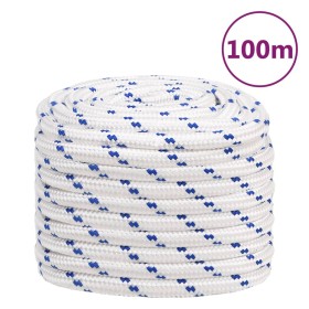 Cuerda de barco polipropileno blanco 20 mm 100 m de , Sogas y cuerdas metálicas - Ref: Foro24-152316, Precio: 131,59 €, Descu...