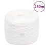 Intense white polypropylene boat rope 8 mm 250 m by , Ropes and metal cords - Ref: Foro24-152557, Price: 62,28 €, Discount: %