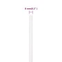 Cuerda de barco polipropileno blanco intenso 8 mm 250 m de , Sogas y cuerdas metálicas - Ref: Foro24-152557, Precio: 63,53 €,...
