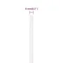 Intense white polypropylene boat rope 8 mm 250 m by , Ropes and metal cords - Ref: Foro24-152557, Price: 62,28 €, Discount: %