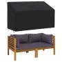 Cubierta de banco de 3 plazas Oxford 420D negro 165x70x65/94 cm de , Fundas para muebles de jardín - Ref: Foro24-359659, Prec...