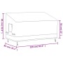 Cubierta de banco de 3 plazas Oxford 600D beige 159x84x56/81 cm de , Fundas para muebles de jardín - Ref: Foro24-359665, Prec...