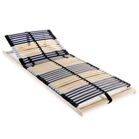 Slatted bed base with 42 slats 7 regions 80x200 cm by vidaXL, Beds and slatted bases - Ref: Foro24-246468, Price: 98,11 €, Di...