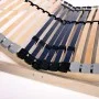 Slatted bed base with 42 slats 7 regions 100x200 cm by vidaXL, Beds and slatted bases - Ref: Foro24-246476, Price: 143,18 €, ...