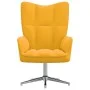 Sillón de relax de terciopelo amarillo mostaza de , Sillones - Ref: Foro24-328124, Precio: 139,38 €, Descuento: %