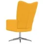 Sillón de relax de terciopelo amarillo mostaza de , Sillones - Ref: Foro24-328124, Precio: 139,38 €, Descuento: %