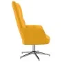 Sillón de relax de terciopelo amarillo mostaza de , Sillones - Ref: Foro24-328124, Precio: 139,38 €, Descuento: %