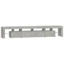 Mueble de TV con luces LED gris hormigón 230x36,5x40 cm de , Muebles TV - Ref: Foro24-3152789, Precio: 141,59 €, Descuento: %