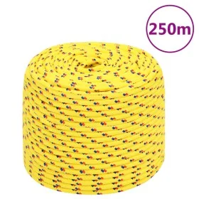 Cuerda de barco polipropileno amarillo 8 mm 250 m de , Sogas y cuerdas metálicas - Ref: Foro24-152610, Precio: 59,62 €, Descu...