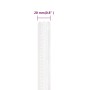 Cuerda de barco polipropileno blanco intenso 20 mm 50 m de , Sogas y cuerdas metálicas - Ref: Foro24-152580, Precio: 68,27 €,...