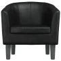 Sillón cuero sintético negro de , Sillones - Ref: Foro24-356485, Precio: 213,96 €, Descuento: %