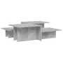 Mesas de centro 2 uds madera de ingeniería gris hormigón de , Mesas de centro - Ref: Foro24-3216153, Precio: 73,76 €, Descuen...