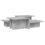 Mesas de centro 2 uds madera de ingeniería gris hormigón de , Mesas de centro - Ref: Foro24-3216153, Precio: 74,61 €, Descuen...