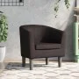 Sillón cuero sintético marrón de , Sillones - Ref: Foro24-356487, Precio: 174,35 €, Descuento: %