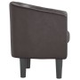 Sillón cuero sintético marrón de , Sillones - Ref: Foro24-356487, Precio: 196,08 €, Descuento: %