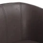 Sillón cuero sintético marrón de , Sillones - Ref: Foro24-356487, Precio: 174,35 €, Descuento: %