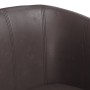 Sillón cuero sintético marrón de , Sillones - Ref: Foro24-356487, Precio: 196,08 €, Descuento: %