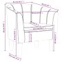 Sillón cuero sintético marrón de , Sillones - Ref: Foro24-356487, Precio: 174,35 €, Descuento: %