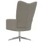 Sillón de relax de terciopelo gris claro de , Sillones - Ref: Foro24-328117, Precio: 146,95 €, Descuento: %