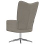 Sillón de relax de terciopelo gris claro de , Sillones - Ref: Foro24-328117, Precio: 149,68 €, Descuento: %