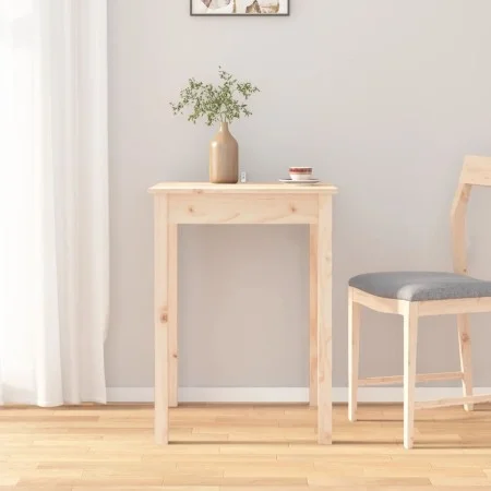 Mesa de comedor madera maciza de pino 55x55x75 cm de , Mesas de cocina y de comedor - Ref: Foro24-814254, Precio: 67,09 €, De...