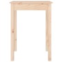 Mesa de comedor madera maciza de pino 55x55x75 cm de , Mesas de cocina y de comedor - Ref: Foro24-814254, Precio: 69,25 €, De...