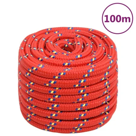 Cuerda de barco polipropileno rojo 20 mm 100 m de , Sogas y cuerdas metálicas - Ref: Foro24-152422, Precio: 115,24 €, Descuen...