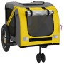 Remolque bicicleta mascotas hierro tela Oxford amarillo negro de , Cochecitos para mascotas - Ref: Foro24-93889, Precio: 99,1...