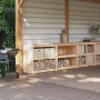 Muebles de cocina de exterior 2 piezas madera maciza de pino de , Armarios de cocina - Ref: Foro24-3196146, Precio: 305,89 €,...