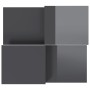 Mesas de centro 2 uds madera de ingeniería gris brillante de , Mesas de centro - Ref: Foro24-3216157, Precio: 83,94 €, Descue...
